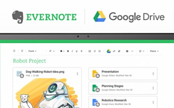 New Evernote update brings better Google Drive integration
