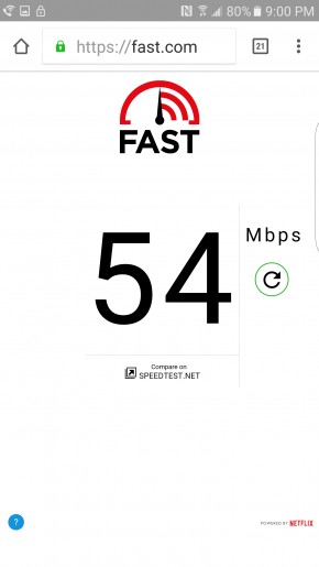 fast com internet speed test