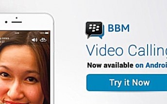 BBM's video chat feature is now available globally