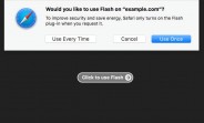 Safari 10 in macOS Sierra has Adobe Flash disabled by default, runs on demand