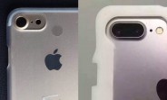 iPhone 7 and 7 Pro photographed with camera humps