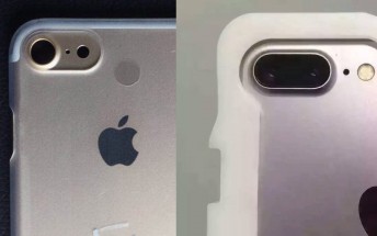 iPhone 7 and 7 Pro photographed with camera humps