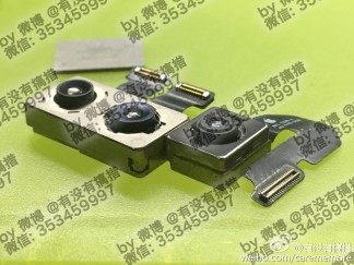 Alleged camera modules for upcoming iPhone models