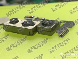 Alleged camera modules for upcoming iPhone models