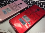 Meizu Pro 6 in Pink (Rose Gold) and Red