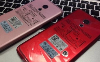 Meizu Pro 6 spotted in fancy red and pink paintjobs