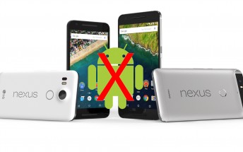 Google posts details showing when Nexus phones will stop receiving updates