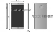 New Galaxy Note 6/7 render reveals device's dimensions, dual-edge screen