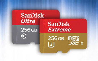 SanDisk unveils 256GB microSD cards in Ultra and Extreme forms