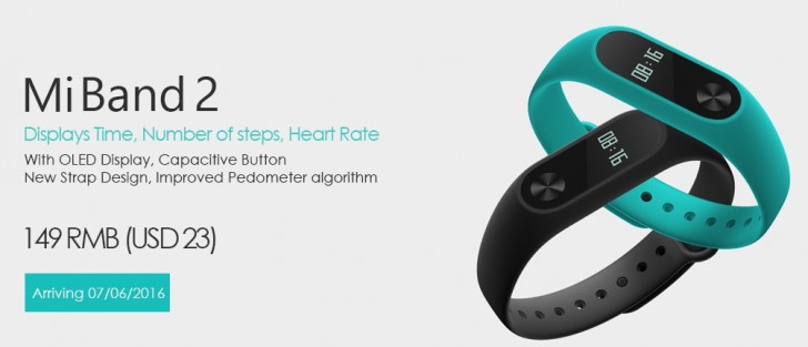 The 23 Xiaomi Mi Band 2 is now official GSMArena blog