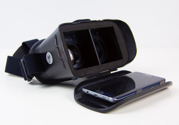 vr headset for phone with case folding strap