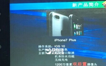 Slide shows iPhone 7 will have wireless charging and waterproofing