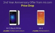 Xiaomi Mi 4 and Mi 5 receive price cuts in India
