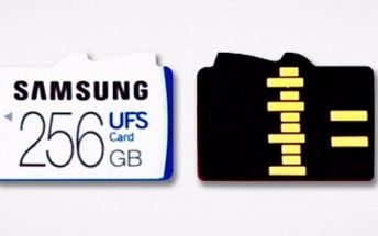 Samsung's designed a slot that can take both UFS and microSD cards