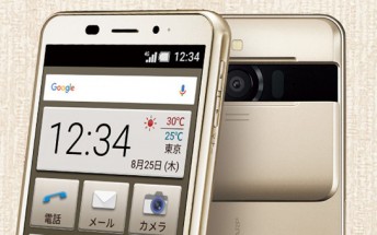 Sharp Basio 2 is an oddball of a 5-incher with physical Phone and Message buttons