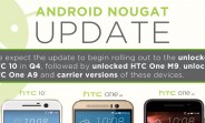 HTC 10 to get Nougat by the end of year, M9 and A9 soon after that
