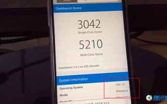 iPhone 6 SE (not iPhone 7) runs Geekbench, scores more than the iPhone 6s