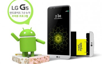 2,000 LG G5 owners get to experience Android 7.0 Nougat early