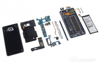 Galaxy Note7 is ever so slightly easier to repair than the S7, teardown reveals