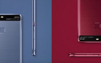 Huawei P9 now available in dark red or blue 