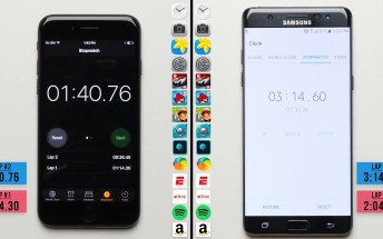 iPhone 7 smokes the Galaxy Note7 in this 'Battle of the Sevens' speed test