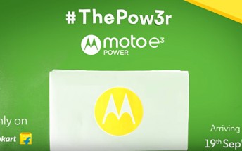 Moto E3 Power arriving in India next week