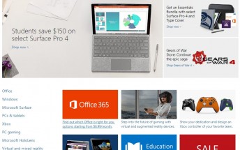 Lumia smartphones removed from Microsoft Store homepage