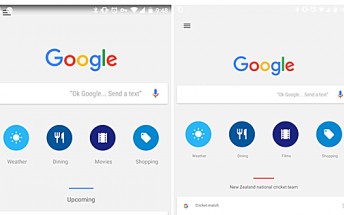 Updated UI for Google Now is under testing