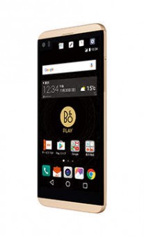LG V34 isai Beat in Gold