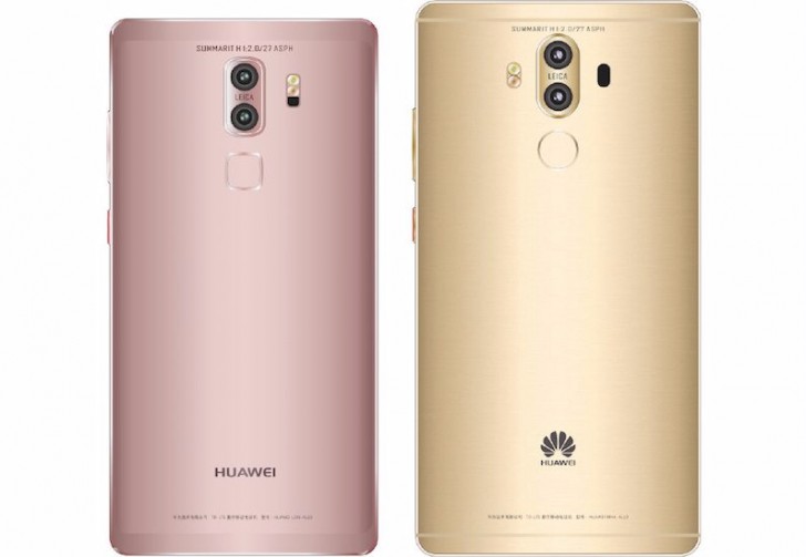 Huawei Mate 9's back allegedly leaks showing two different designs