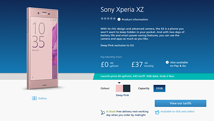 Sony Xperia XZ's 'Deep pink' variant launched, available for 