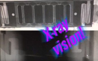 iPhone 7 Plus Taptic engine viewed in X-ray, Pixel XL too