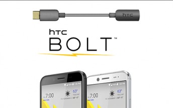 HTC offering free USB-C to 3.5mm audio adapter to Bolt owners in US