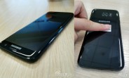 Samsung Galaxy S7 edge in Glossy Black leaks in live photos