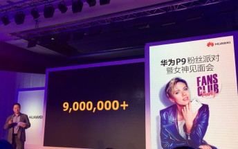 Huawei P9 sales reach 9 million