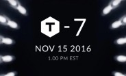 OnePlus 3T will be announced on November 15