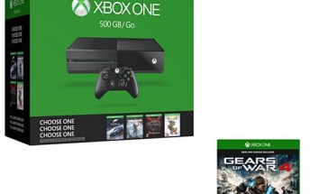 Xbox One (500GB) Name Your Game Bundle and Gears of War 4 going for £170 in UK