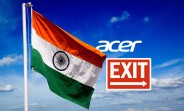 Acer ceases smartphone sales in India