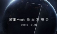 Honor sends press invites for December 16 event, it's about Magic