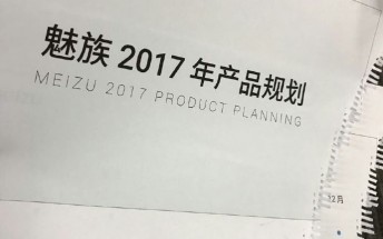 Meizu's 2017 roadmap purportedly leaks