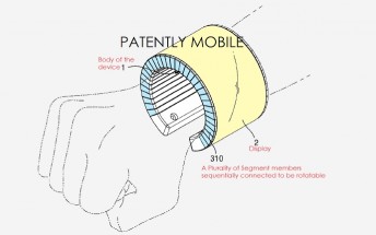 Samsung files two new smartwatch patents, one featuring a foldable display