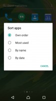 Sorting options - Xperia Concept for Android