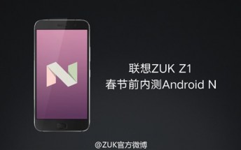ZUK announces Android 7.0 Nougat update plans for the Z2 Pro and Z1