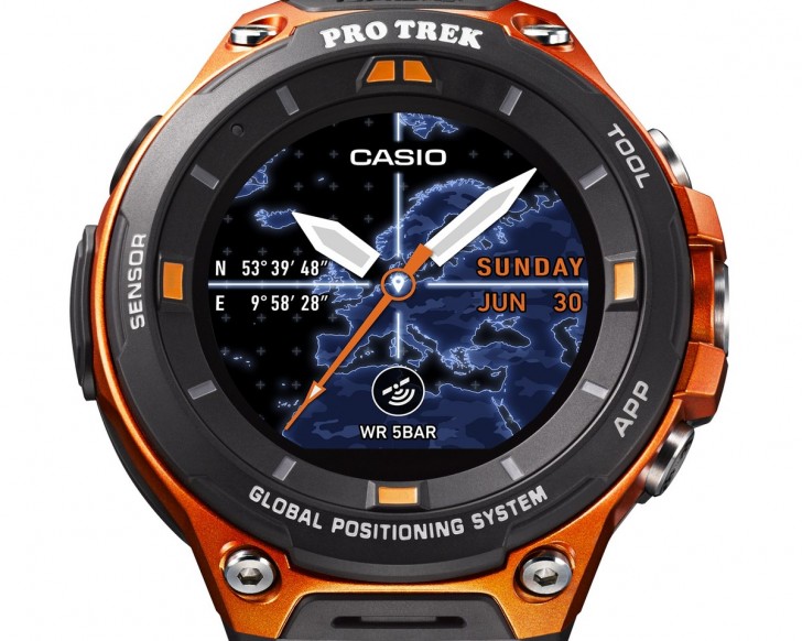 Casio pro cheap trek app