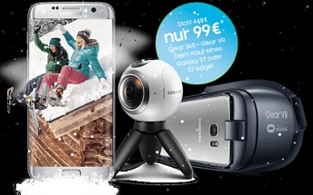 Deal: Buy Samsung Galaxy S7/S7 edge and get Gear 360+Gear VR for just €99