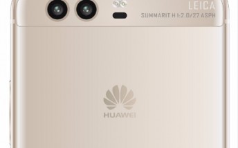 More Huawei P10 renders leak showing curved screen, front fingerprint scanner, dual rear cameras