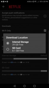 <i>Netflix update allows you to change where offline content is stored</i>
