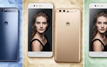 Leak shows Huawei P10 in blue, green, and gold colors