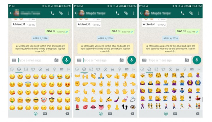 emoji in iphone whatsapp