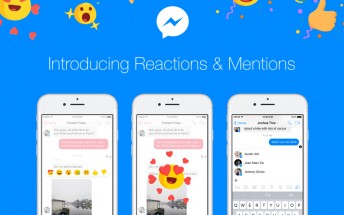 Facebook Messenger gets reactions and mentions in conversations